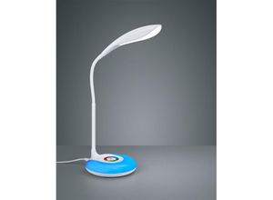 4017807433678 - Defibrico - Krait weiße led studioleuchte mit rgb lichtsockel und flexiblem diffusor mit 4 intensitÄtseinstellungen touch h 34cm r52781201