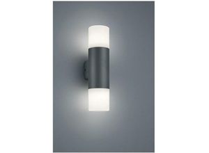 4017807434347 - Lighting - trio Wandanbauleuchte 2x28W hoosic a+ anth hv Kstopal kBetriebsger IP44 E27 224060242