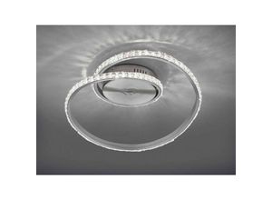 4017807446142 - Rgb led Decken Lampe Flur Leuchte Kristall Strahler silber fernbedienung Reality Leuchten R62021105