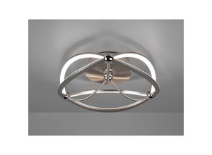 4017807453980 - Leuchten - Designer led Deckenleuchte charivari Silber matt ø 41cm