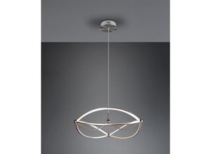 4017807454000 - Defibrico - Pendelleuchte Moerna Led 42 w Charivari Ellissi Nickel Trio Lighting