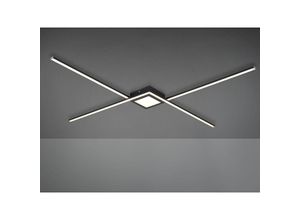 4017807455847 - Leuchten - Minimalistische led Stab Deckenlampe oxford in Anthrazit mit Switch Dimmer