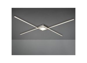 4017807455854 - Leuchten - led Stab Deckenlampe oxford Silber mit Switch Dimmer Breite 102cm