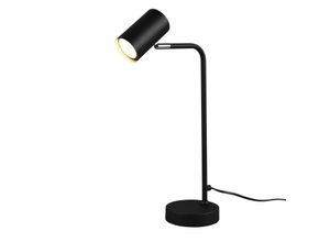 4017807488739 - Leuchten - Schreibtischlampe marley in Schwarz matt Spot schwenkbar Höhe 45cm