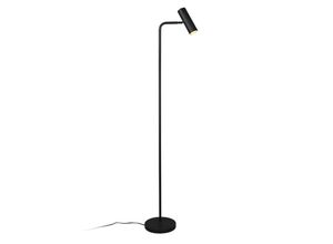 4017807488791 - Leuchten - Stehlampe marley in Schwarz matt Spot schwenkbar Höhe 151cm