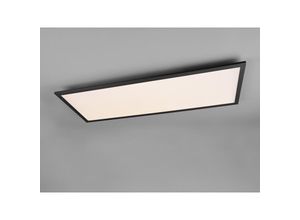 4017807501889 - Reality Leuchten - led Deckenleuchte alpha Schwarz Panel rechteckig 80x29cm 5cm ultra slim