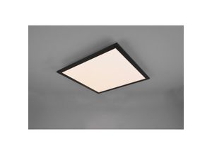 4017807502091 - Reality Leuchten - led Deckenleuchte gamma Schwarz Panel mit Nachtlicht eckig 45x45cm