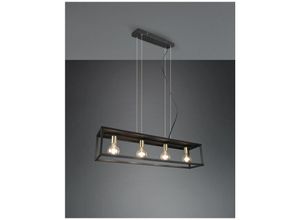 4017807503135 - Aufhängung für Wohnzimmer 4 Lichter Schwarzer Metallrahmen Vito Trio Lighting 4017807503135 - Aufhängung für Wohnzimmer 4 Lichter Schwarzer Metallrahmen Vito Trio Lighting