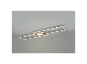 4017807503470 - - Ganado rechteckige led-deckenleuchte aus stahl mit hintergrundbeleuchtung rgb mit multifunktionsfernbedienung l 110cm Moderne led