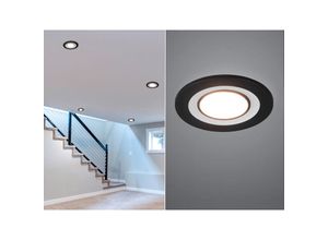 4017807504132 - Trio Leuchten - Runder led Deckeneinbaustrahler core in Schwarz matt ø 82cm 4017807504132 - Trio Leuchten - Runder led Deckeneinbaustrahler core in Schwarz matt ø 82cm