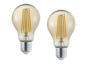 4017807509113 - Leuchten - E27 Filament led 2Stk- 4 Watt 470 Lumen 3000 k warmweiß Ø6cm - nicht dimmbar