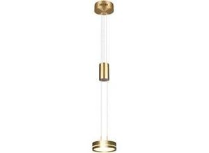 4017807510041 - Iperbriko - Moderne Suspension Island Disco Led Franklin Brass Trio Beleuchtung