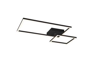 4017807521832 - Reality Leuchten - Verstellbare quadratische Deckenleuchte Led Dimmer 4000K Pan Black Trio Lighting