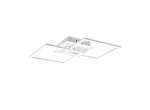 4017807521917 - Reality Leuchten - led Deckenleuchte venida eckig Weiß matt Stufen Dimmer - 57x35cm