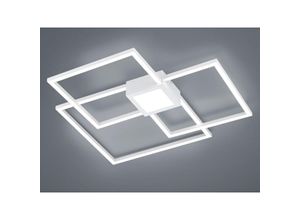 4017807524949 - Leuchten - Große led Deckenleuchte hydra dimmbar & extra flach Weiß 65 x 65cm