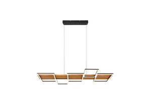 4017807524963 - Trio Leuchten - led Pendelleuchte harper dimmbar Holzbrett naturbelassen Breite 115cm