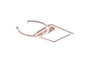 4017807525304 - Reality Leuchten - led Deckenleuchte pivot Roségold - dimmbar 30x30cm Neutralweiß