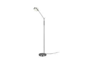 4017807525335 - Leuchten - Dimmbare led Stehleuchte franklin schwenkbar Höhe 133cm Silber