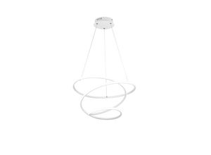 4017807525656 - Reality Leuchten - LED-Kronleuchter 36 w Dimmer 4000 k Modernes Design Vortex Bologna White Trio Lighting