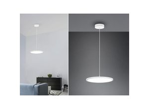 4017807537956 - Leuchten Pendelleuchte TRAY (Farbe weiß matt Größe H 150x Ø40 cm)