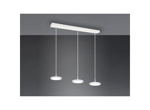 4017807537994 - Leuchten - led Balken Pendelleuchte tray dreiflammig dimmbar Weiß Breite 90cm