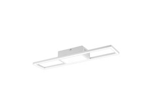 4017807538793 - Reality Leuchten - Große led Deckenleuchte rigido Weiß 60x13cm dimmbar Lichtfarbe einstellbar