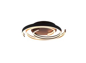 4017807541953 - Leuchten - led Deckenleuchte caya flach dimmbar Lichtfarbe einstellbar Messing ø 50cm