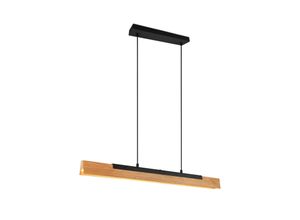 4017807542455 - Leuchten - led Pendelleuchte kerala dimmbar Holzbrett naturbelassen Breite 90cm