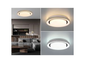 4017807552553 - Reality Leuchten - led Deckenleuchte atria Fernbedienung dimmbar Sternenhimmel Schwarz Ø38cm