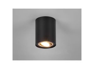 4017807558890 - Leuchten - Runder Deckenstrahler cookie Spot schwenkbar Schwarz-Gold