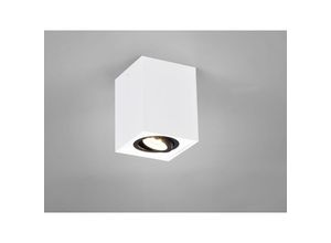 4017807558913 - Leuchten - Eckiger Deckenstrahler biscuit Spot schwenkbar Weiß-Schwarz