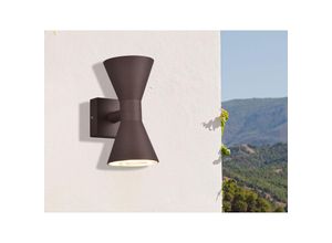 4017807564051 - Trio Leuchten - Außenwandleuchte ardas Up and Down in Rostoptik Höhe 20cm