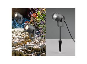 4017807564143 - Leuchten - led Gartenstrahler mareb schwenkbar mit Erdspieß & 5m Anschlußkabel