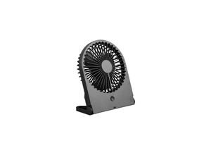 4017807564471 - Schreibtisch Ventilator BREEZY - 3 Stufen Schwarz Höhe 23cm Akku USB-C Anschluß