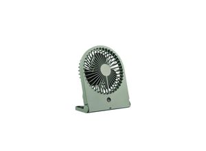 4017807564495 - Schreibtisch Ventilator BREEZY - 3 Stufen Grün Höhe 23cm Akku & USB-C Anschluß