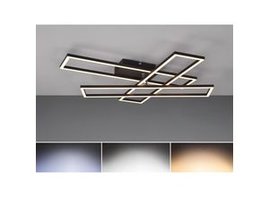 4017807572636 - Reality Leuchten - led Deckenleuchte corso dimmbar Lichtfarbe einstellbar Schwarz 66cm lang