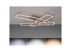 4017807572667 - Reality Leuchten - led Deckenleuchte corso dimmbar Lichtfarbe einstellbar Silber 66cm lang