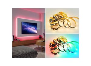 4017807577334 - Reality Leuchten - Led strip rgb trio lighting gaming racer 10w 3000k länge 3m schwarz - r65553102