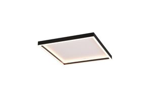 4017807577648 - Reality Leuchten - Trio lighting quadratische led-deckenleuchte serie rotonda 20w 3000k mattschwarz - r64502932