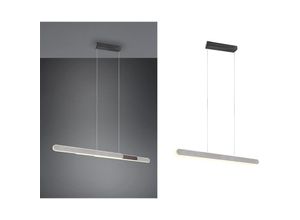 4017807577822 - LED Pendelleuchte HELIOS Silber ausziehbar bis 130cm mit TOUCH Dimmer