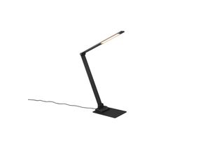 4017807600216 - Leuchten - led Schreibtischleuchte travis mit usb Ladefunktion Schwarz Höhe 71cm