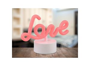 4017807600827 - Deko LED Tischleuchte AMOR Batterie- oder USB betrieben Höhe 14cm