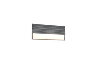 4017807603767 - Leuchten - Flache led Außenwandleuchte mariza aus Aluminium in Anthrazit Breite 40cm