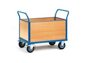 4017976025513 - Fetra - Multivario Vierwandwagen mit Buchendekor 1000x600mm Ladefläche Baukasten-System