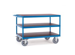 4017976124223 - Fetra 12422 Tischwagen Stahl pulverbeschichtet Traglast (max) 1200 kg Brillantblau (RAL 5007)