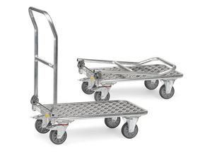 4017976911335 - Fetra ESD Klappwagen Alurohrwagen Aluplattform 720x450mm Ladefläche