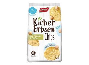 4018077242199 - Lorenz  Kicher Erbsen Chips Soure Creme & Onion Chips 850 g