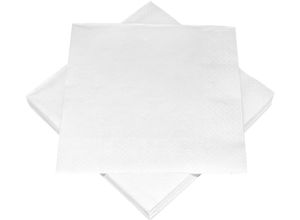 4018164012414 - Servietten BASIC weiß (BT 33x33 cm)