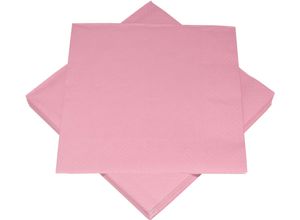 4018164042411 - Servietten BASIC rosa (BT 33x33 cm)