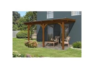 4018211005864 - SKAN HOLZ Terrassenüberdachung Rimini 434 x 350 cm Douglasie